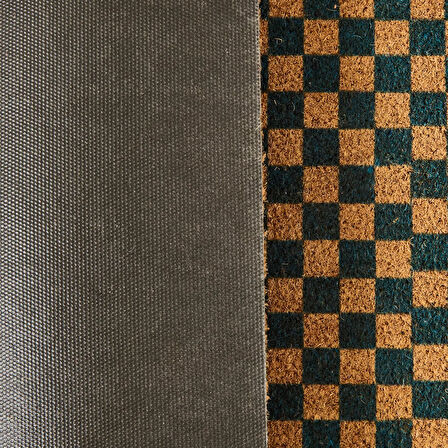 Home Koko Plaid Kapı Önü Paspası - Renkli - 40x60 cm