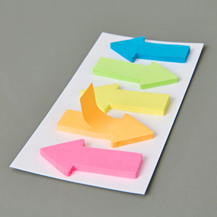 5'li Renkli Post-it - Asorti