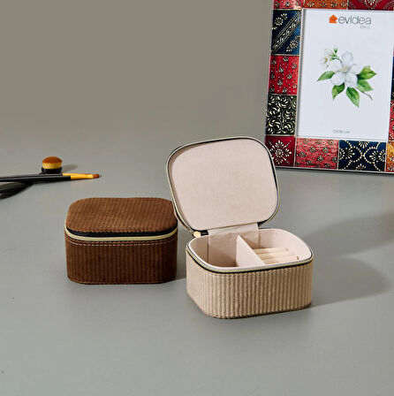 Dikdörtgen Takı Organizer Kutusu - Asorti - 7x10x12 cm