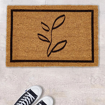 Home Lia Nera Koko Kapı Paspası - Bej - 40x60 cm