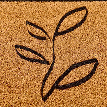 Home Lia Nera Koko Kapı Paspası - Bej - 40x60 cm