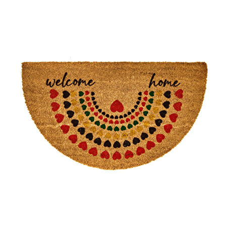 Home Sollen Koko Kapı Önü Paspası - Renkli - 45x75 cm