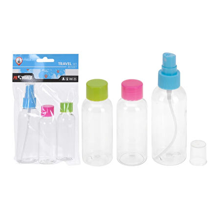 3 Parçalı Seyahat Seti