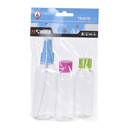 3 Parçalı Seyahat Seti