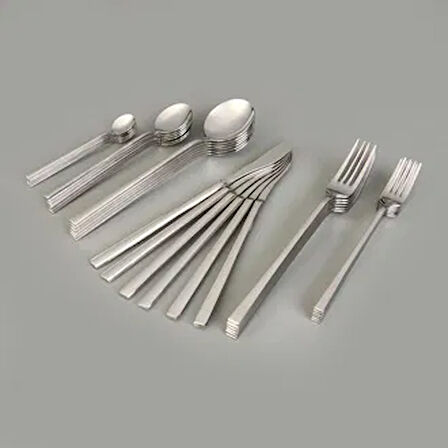 Halkiş 36 Parça Çatal Kaşık Bıçak Seti - Inox
