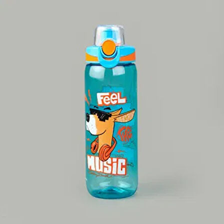 Trego Feel Musica Kilitli Tritan Matara - Renkli - 630 ml