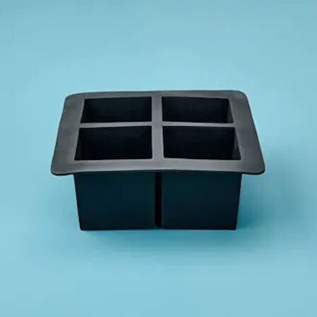 4'lü Silikon Buz Kalıbı - Asorti