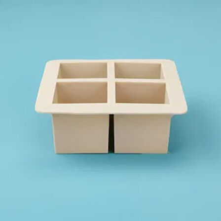 4'lü Silikon Buz Kalıbı - Asorti