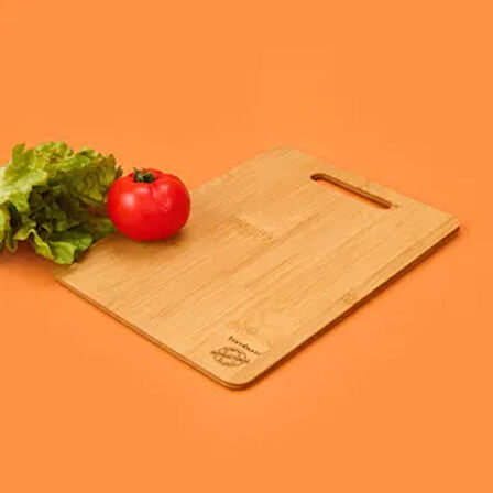 Plank Büyük Kesme ve Steak Tahtası - Açık Kahverengi