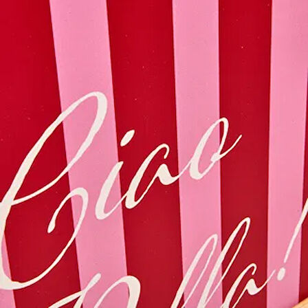 Deco Bright Holidays Duvar Panosu - Kırmızı / Pembe - 30x40 cm