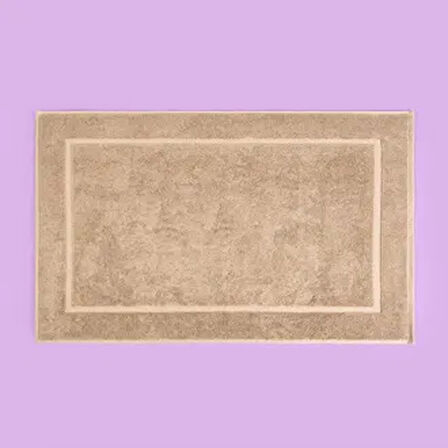 Soft Samantha Ayak Havlusu -Koyu Bej - 50x80 cm