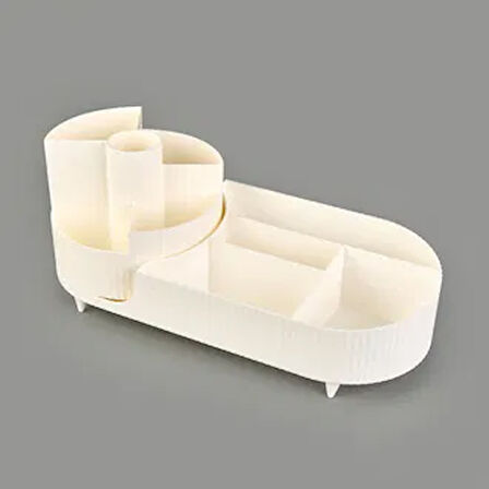 Home 360 °C Dönebilen Makyaj Organizeri - Beyaz