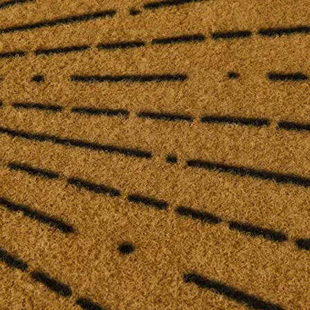 Güneş Halfsun Kapı Paspası - Bej / Siyah - 35x60 cm