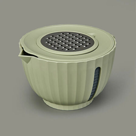 Home Mixer Bowl Set - Yeşil - 2650 ml