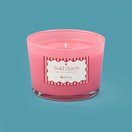 Deco Bold Hearts Mum - Pembe - 150 gr