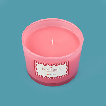 Deco Bold Hearts Mum - Pembe - 150 gr