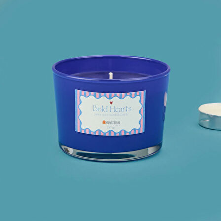 Deco Bold Hearts Mum - Mavi - 150 gr