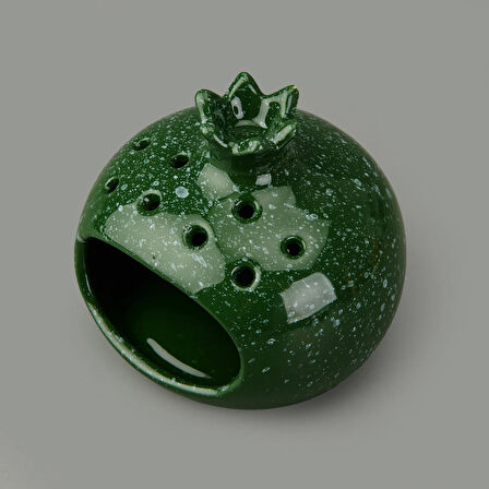 Deco Melograno Buhurdanlık - Yeşil - 10 cm