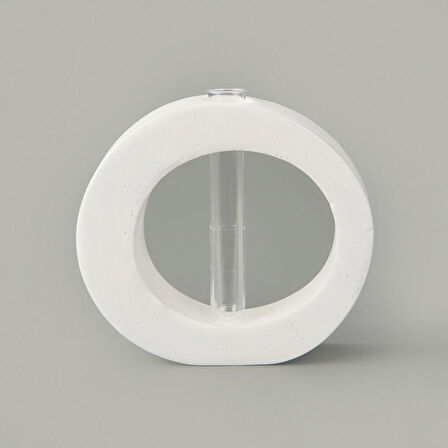 Deco Solid Dekor - Beyaz - 13 cm