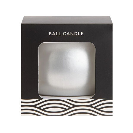 Parlak Top Mum - Silver - 8 cm