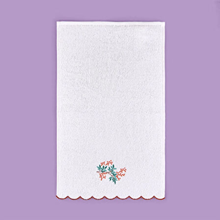 Soft Urban Delight Onda El Havlusu - Ekru / Kahverengi - 30x50 cm