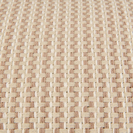 Soft Shiny Kırlent - Bej / Kahverengi - 30x50 cm