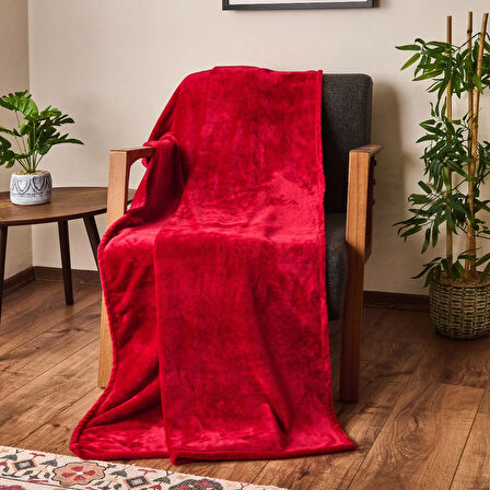 Soft Wellsoft TV Battaniyesi - Kırmızı - 120x160 cm
