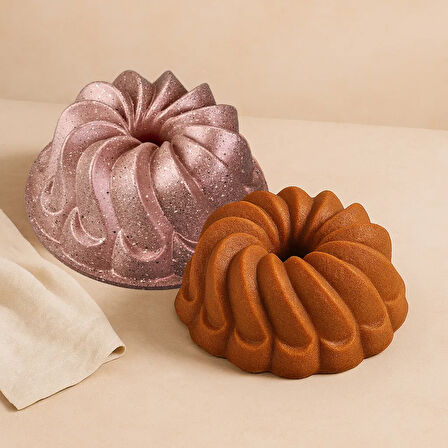 Kitchen Nirvana Girdap Kek Kalıbı - Pembe - 24 cm