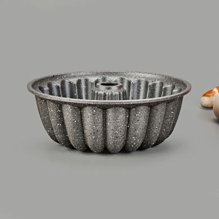 Kitchen Nirvana Kalın Dilimli Kek Kalıbı - Gri - 24 cm