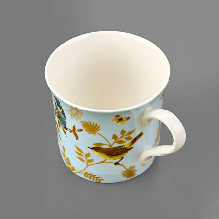 Kitchen Kuş Desenli New Bone Kupa - Renkli - 300 ml