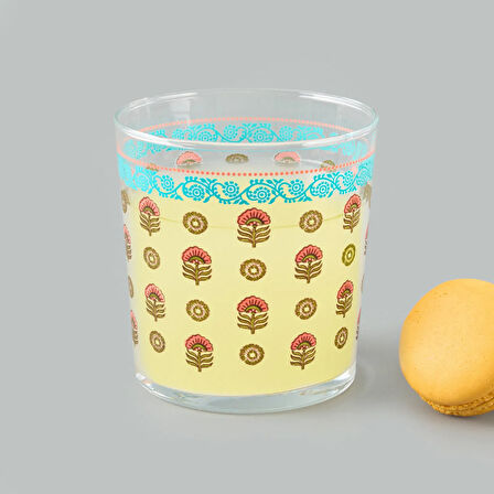 Dora 4'lü Su Bardağı Seti - Asorti - 380 ml