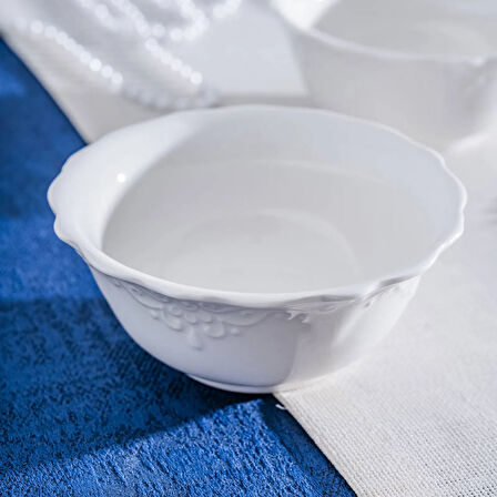 King Çorba Kasesi - Kırık Beyaz - 14 cm
