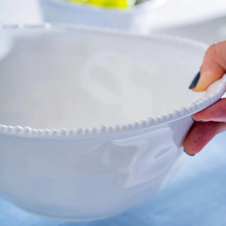 Milano Salata Kasesi - Kırık Beyaz - 20 cm