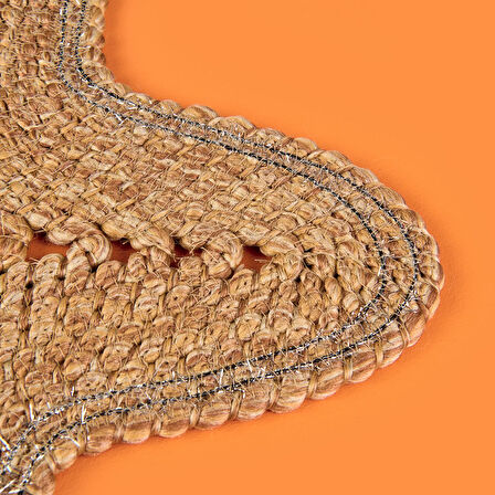 Soft Yıldız Supla - Bej - 35x42 cm