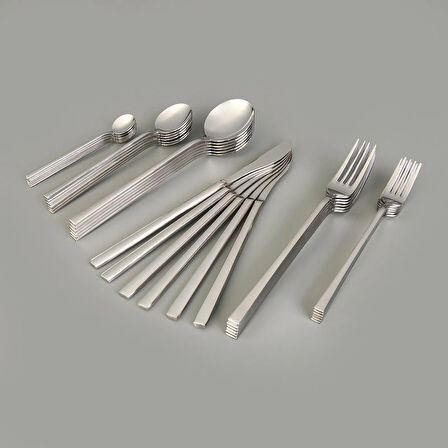 Halkiş 36 Parça Çatal Kaşık Bıçak Seti - Inox