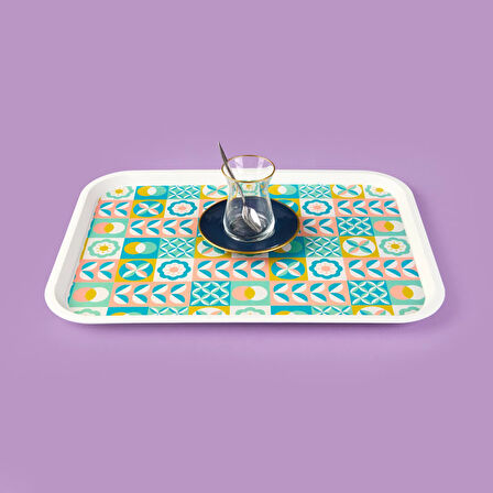 Kitchen Colorful Tepsi - Renkli - 42x30 cm