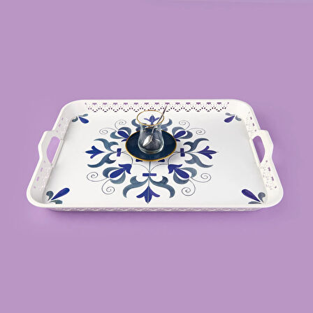 Kitchen Blueness Tepsi - Renkli - 51x38 cm