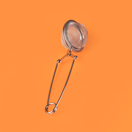 Houseware Paslanmaz Çelik Çay Süzgeci - Gri - 16 cm