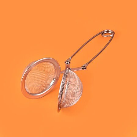 Houseware Paslanmaz Çelik Çay Süzgeci - Gri - 16 cm