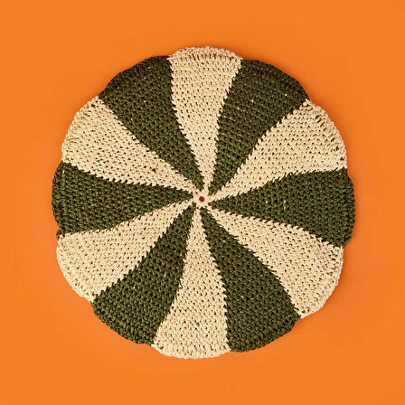 Soft Sucre Supla - Bej / Yeşil - 33x33 cm