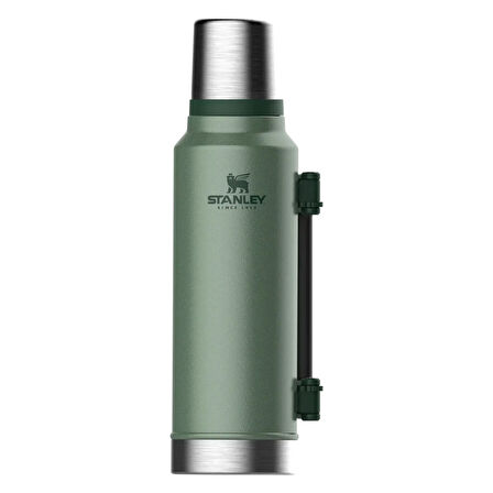 Termos The Legendary Classic Bottle Hammertone Green - 1,4 lt