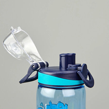 Trego Yeşil Dino Kilitli Tritan Matara - Renkli - 630 ml