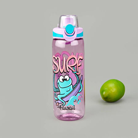 Trego Sure Hawaii Kilitli Tritan Matara - Renkli - 630 ml