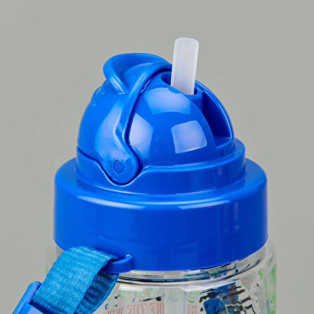 Leya Erkek Çocuk Matara ve Beslenme Kutusu Seti - Mavi - 1 lt + 500 ml