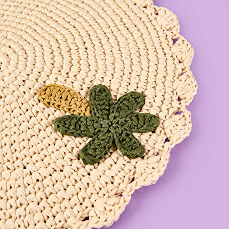 Soft Palm Supla - Bej - 33x33 cm