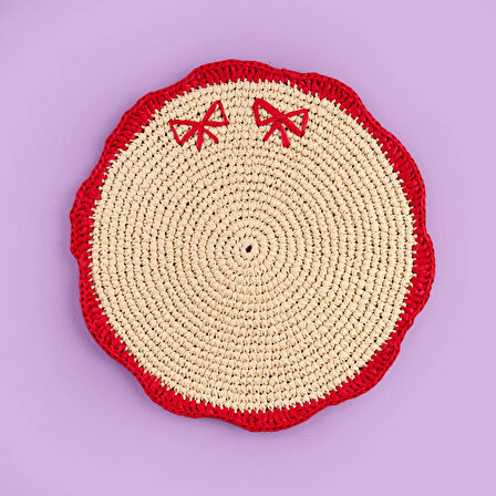 Soft Nastro Supla - Bej - 33x33 cm