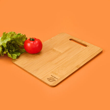 Plank Büyük Kesme ve Steak Tahtası - Açık Kahverengi