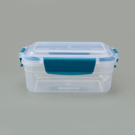 Diktdörtgen Kilitli Saklama Kabı - Asorti - 650 ml