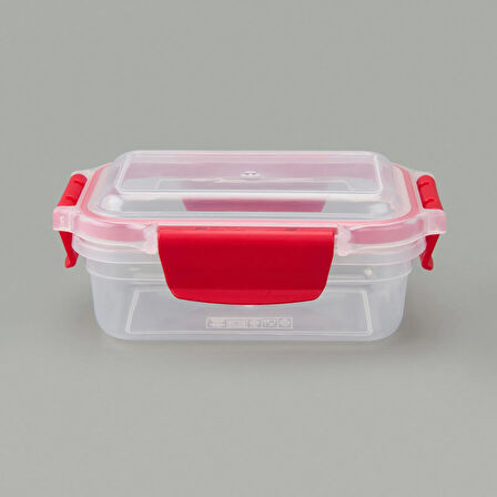 Diktdörtgen Kilitli Saklama Kabı - Asorti - 300 ml