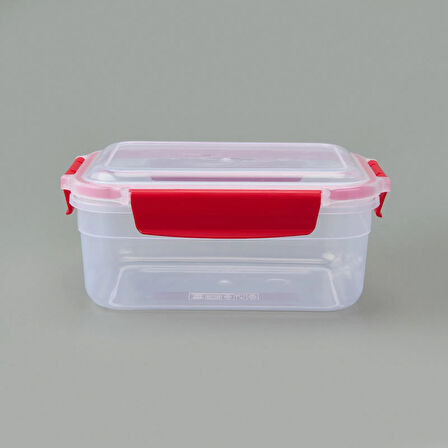 Diktdörtgen Kilitli Saklama Kabı - Asorti - 1,25 lt